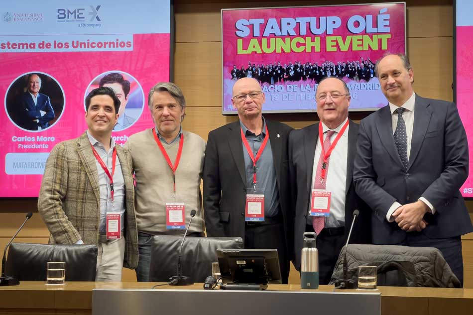 Emilio Corchado, durante el evento Startup Olé Launch Event 2026, en la Bolsa de Valores de Madrid - 19 feb 2026
